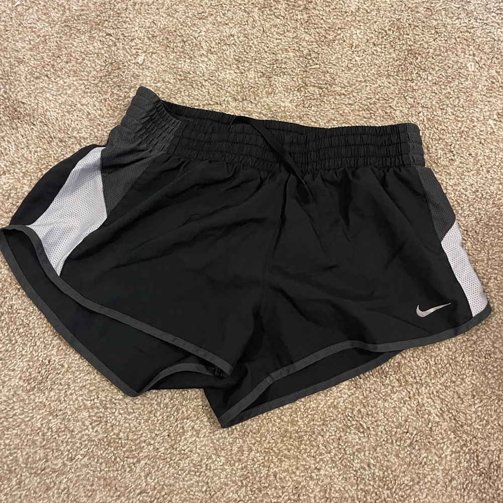 Black Nike athletic shorts